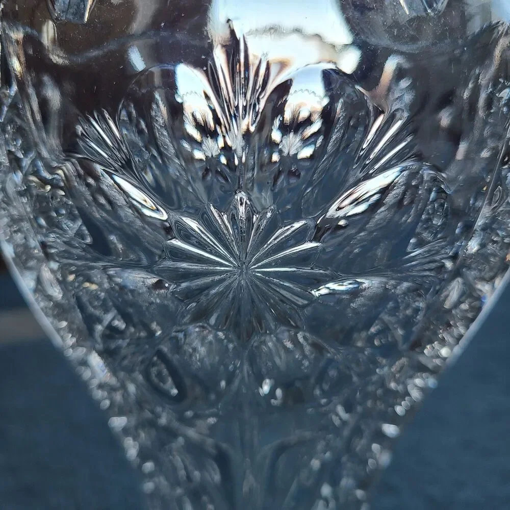 Heavy Imperial Glass Ohio Cosmos Clear Collection 12